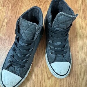 Converse Quilted Gray High-Tops